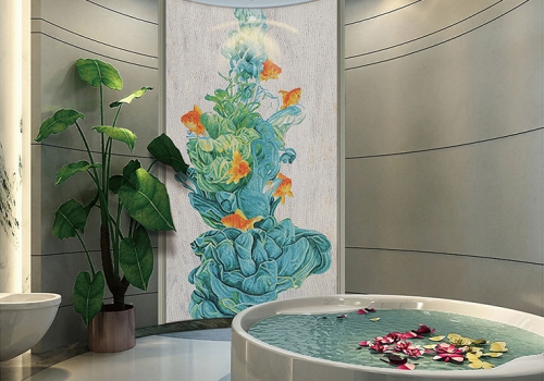 马赛克剪画——悠然自得